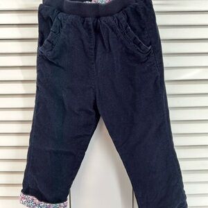 Jojo maman bebe size 12-18M lined navy blue Corduroy Pants